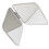 Stainless Steel Handheld Mirror 5.7 x 5.7 cm 2