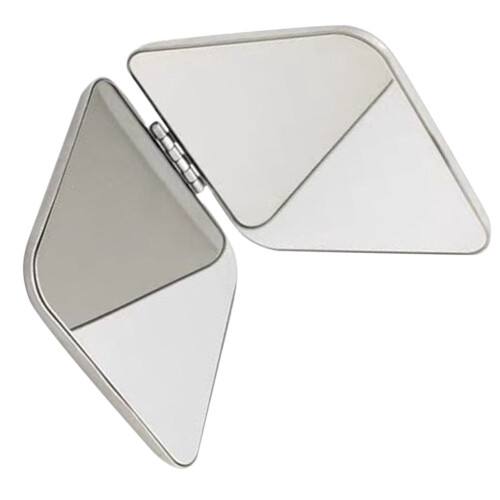 Stainless Steel Handheld Mirror 5.7 x 5.7 cm 1