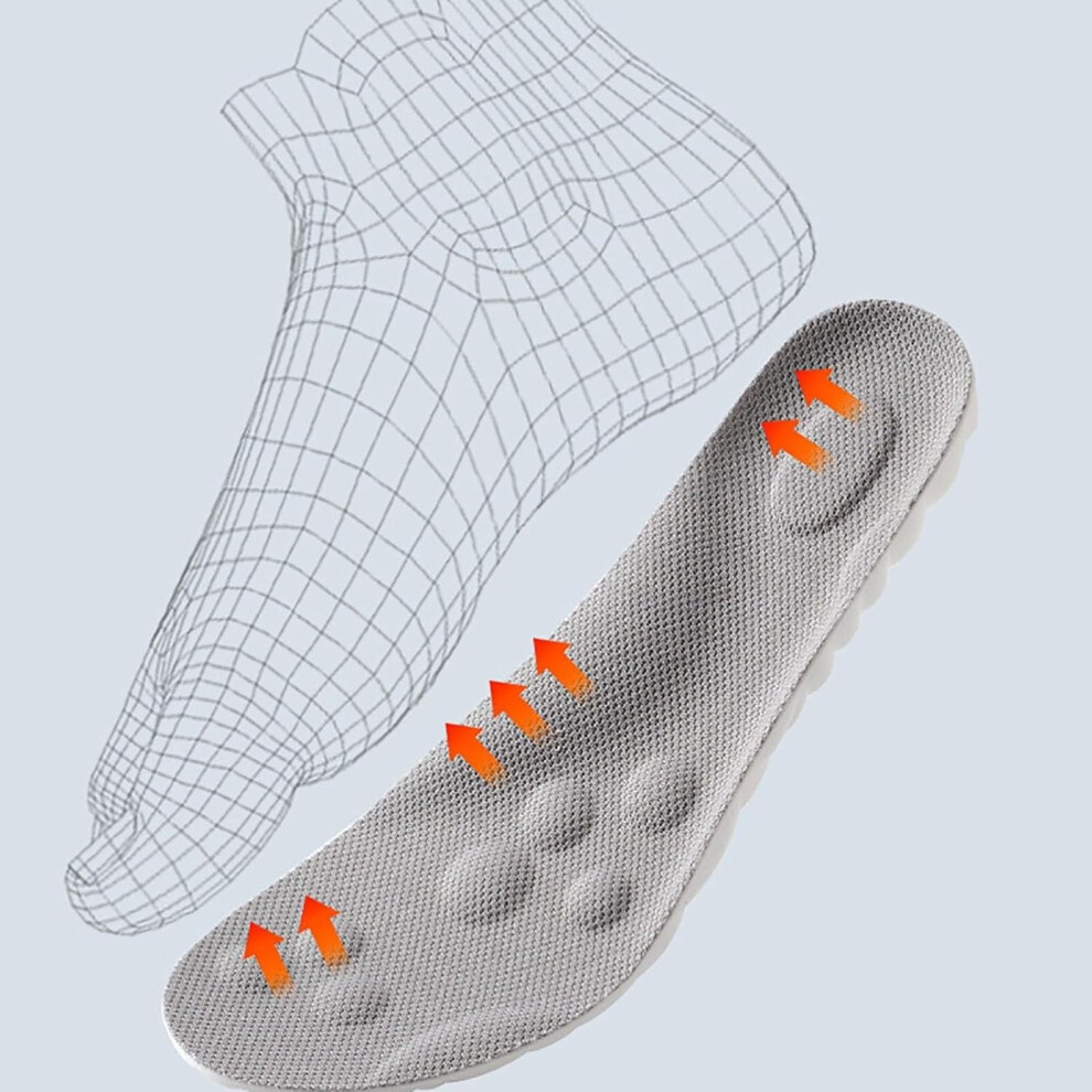 PU shoe insoles soft breathable shock-absorbing trimmable 1
