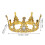 Alloy Crown Cake Topper Golden Mini Crown Decoration 2