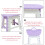 Folding Stool Portable Plastic Seat 1 Piece 2