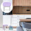 Folding Portable Stool Plastic 1 Piece 3