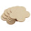 Flower-shaped MDF blank plaques for DIY crafts, 100mm, 5 pcs 6