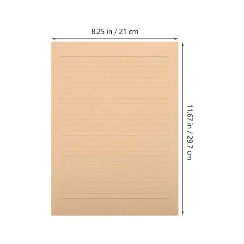 Decorative Letter Paper Chocolate Theme 100 Sheets 1