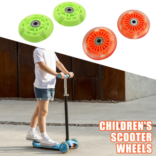 FEAMOS Kids Scooter Wheels with Flashing Lights 2 pcs 1