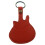 Guitar Picks Holder Case PU Leather with 3 Picks and Keyring 4