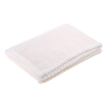 Pineapple Grid Coral Fleece Blanket Lightweight