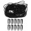 Eyeglasses Straps Black 10 Sets 11.8 x 0.1 in 4
