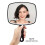 Hand Mirror, Large Black Handheld Mirror with Handle, 7.4" W x 10.3" L 3