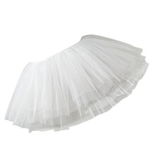 Gonna in tulle da donna, stile anni '50, 6 strati, 28 cm, plissettata