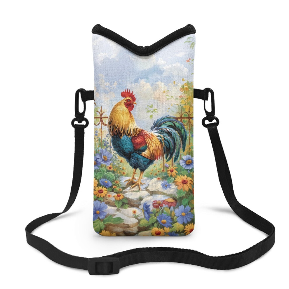Neoprene Phone Sleeve Pouch Adjustable Strap 4X8 Inch 937196042319