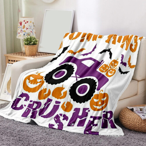 Halloween Thanksgiving Throw Blanket Soft Cozy Decorative 1