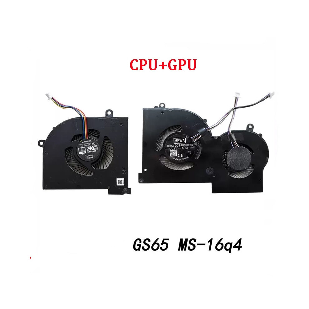 Laptop Cooler For Msi Gs65 Gs65vr P65 And Ms-16Q Series 937196045198