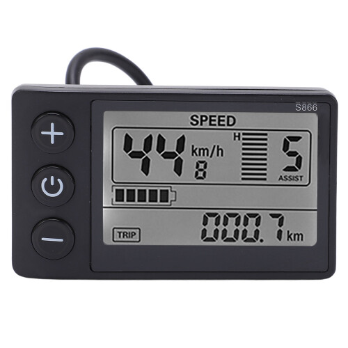 Electric Cycle Control Panel S866 LCD Meter 24V 36V 48V