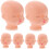 Honmeet Vinyl Doll Heads Craft Accessory 10 pcs 5