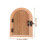Light Brown Wooden Outlet Cover Plate 1 Pack 2