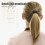 Black Acrylic Hair Band Elastic Ponytail Holder 2 Pack 6