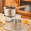304 Stainless Steel Cookware Set 10-Piece Induction 4