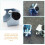 OUNONA white automatic door swing stopper bracket 7