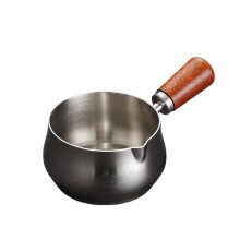 304 Stainless Steel Mini Butter Warmer with Nonstick Pan
