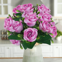 Artificial Flower Bridal Bouquets Home Decoration Ornaments Fake Flowers Wedding Flowers Simulated Bride Holding Flower for Home Wedding Decor