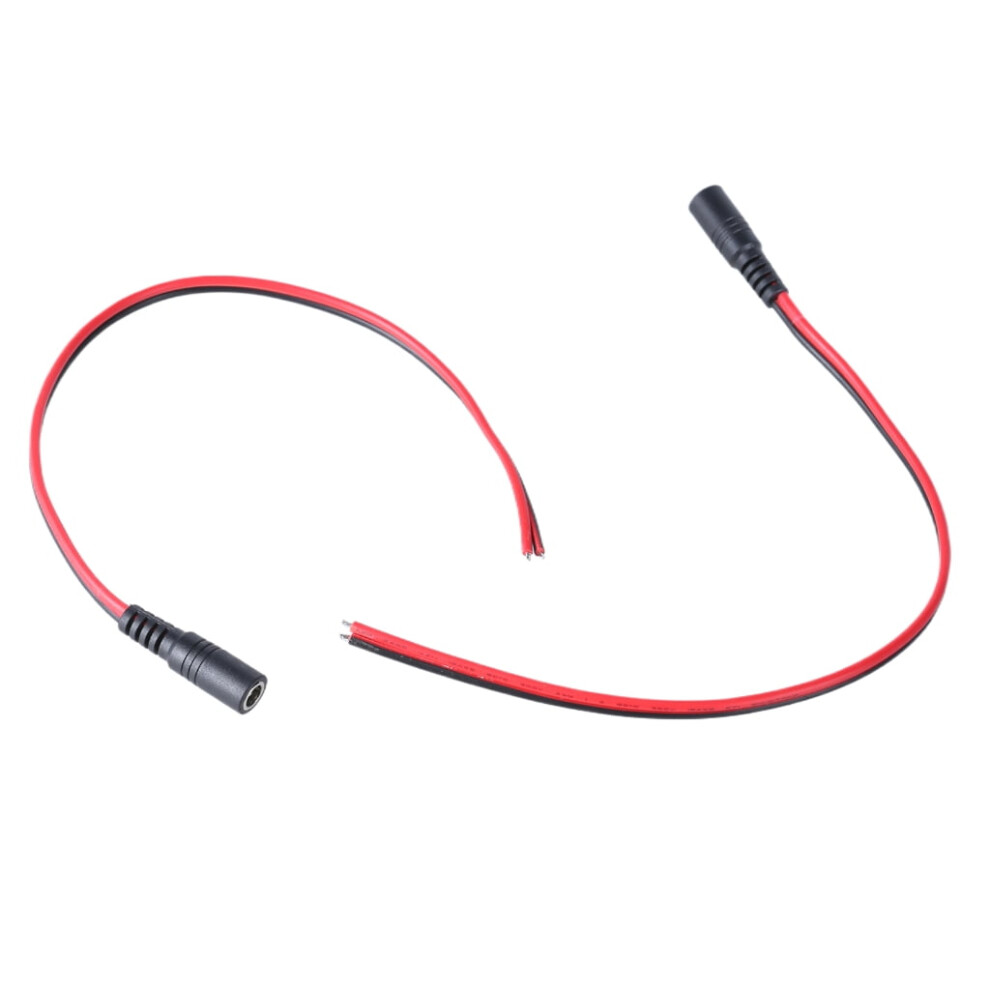 Dc5521 Cord With 5521 Plug 18 Awg Open End 5.52.1 Mm Black 939152752980