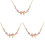 Adjustable Bow Charm Bracelet for Women Gold Silver Beaded 1