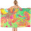 Bohemian Magic Mushroom Beach Towel - Cotton, Large 2