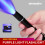 UV Blacklight Flashlight 395nm 80LM Violet LED 2xAAA 1