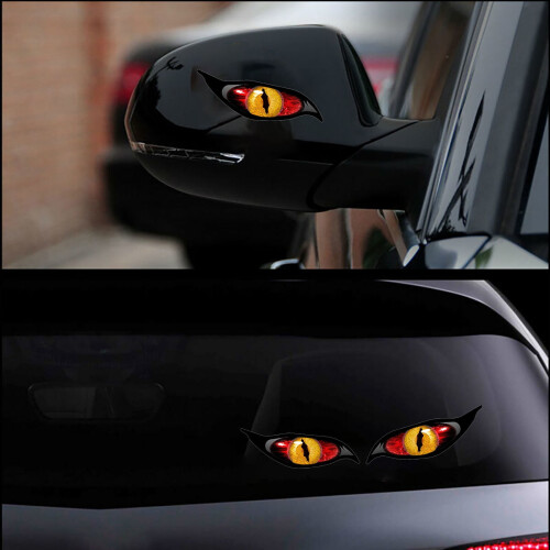 Eye Pattern Sticker Vinyl Durable 1 Piece 1