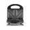 Mini Bread and Sandwich Maker 750W Non-Stick Black 3