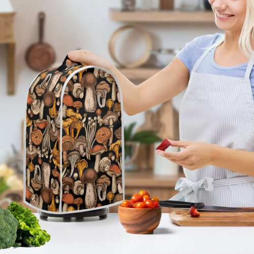 Mushroom Blender Dust Cover with Top Handle 2