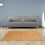 European solid color living room rug thickened washable 4