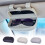 Car Sunglasses Holder Portable Visor-Mount Eyeglass Case 2