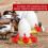 Poultry Drinking Cup Plastic Red 6-Pack 6