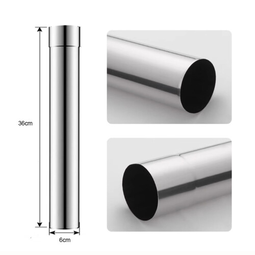 Stainless Steel Stove Pipe 60mm x 260mm 1