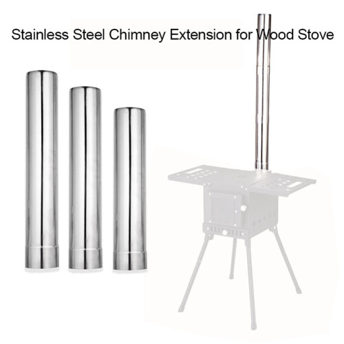 Stainless Steel Stove Pipe 60mm x 260mm 2