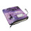 Starlight Nebula Book Cover – Polyester Zip Case for 3