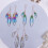Brincos de Borboleta com Cristais e Design Elegante de Asas Longas com Efeito Degradê 3