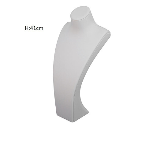 Jade Necklace Display Rack Black White 1
