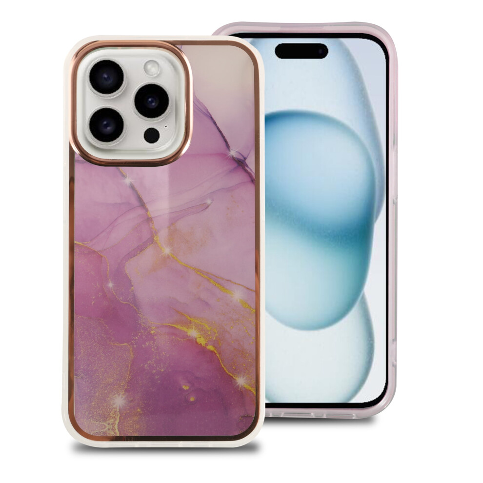 Iphone 15 Plus Pro Max Rugged Marble Hybrid Case 9357860605144