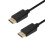 DisplayPort-Kabel Schwarz 1,8 m Stecker auf Stecker 1