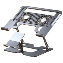 Ergonomic 2 in 1 Laptop Phone Stand Adjustable Height Bracket for Laptop Computer Ergonomic Cooling Bracket Rack