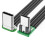 Cabo de dados USB-C para USB-A com carregamento rápido e ângulo de 90 5