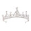Tiara feminina real com strass para casamento e formatura 2