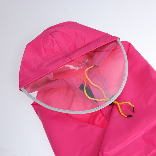 Men's Rosy Rain Poncho with Drawstring Hood 2