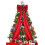 Christmas Tree Bow Topper Extra Large 20x47 inch Wine Red 1
