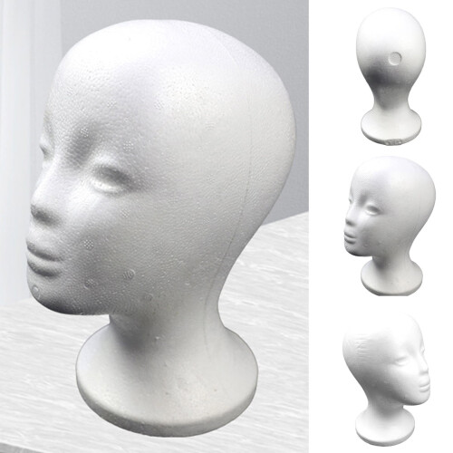Vnanda female mannequin head display model 2 pcs