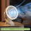 Witte compacte USB-oplaadbare clipventilator voor op het bureau. 3