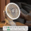 Witte compacte USB-oplaadbare clipventilator voor op het bureau. 4